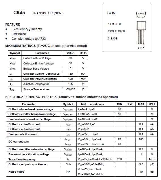 All You Need To Know About C Transistor Datasheet